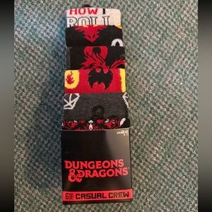Dungeons and Dragons socks